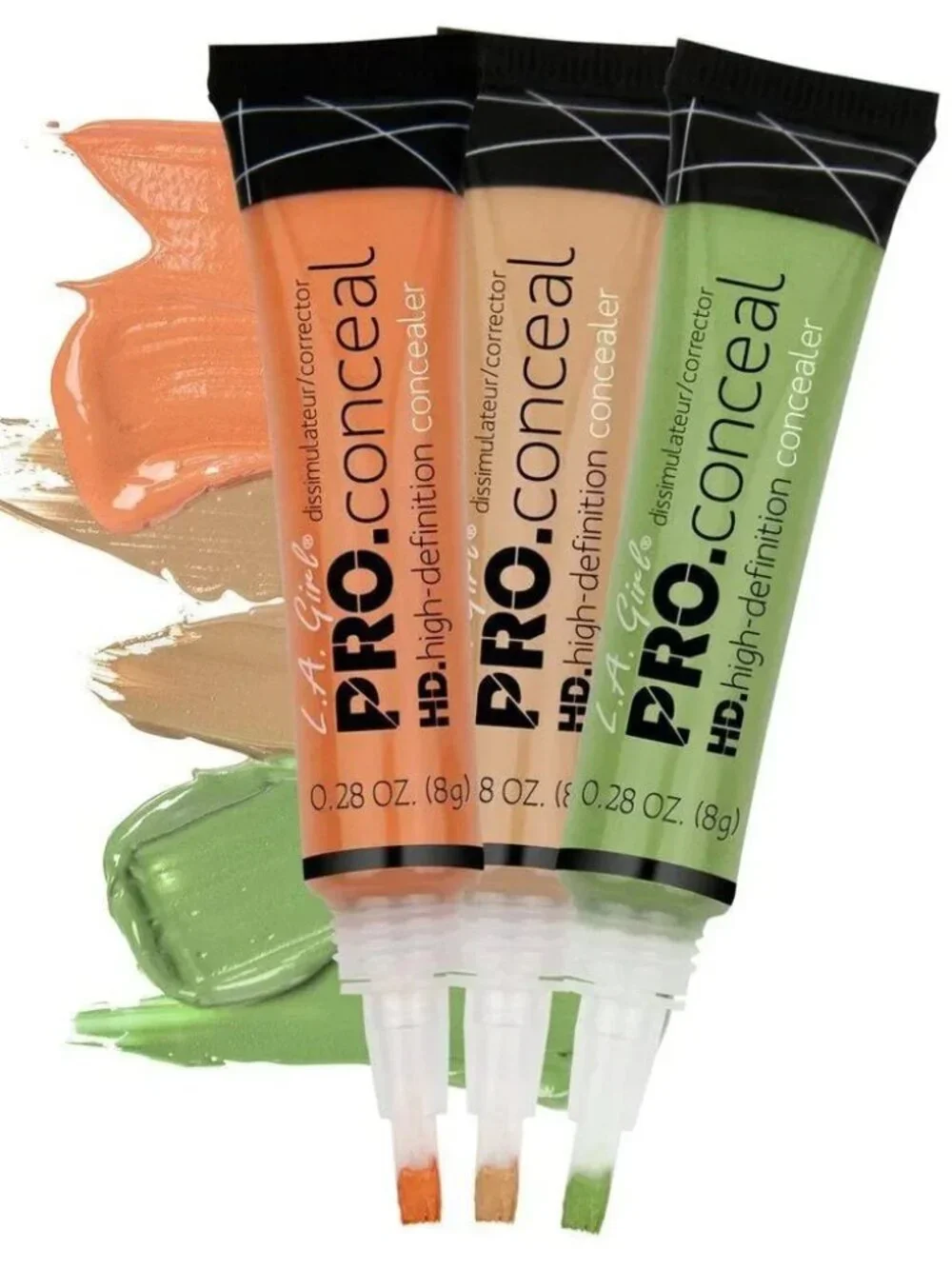 Lot of 2 LA Girl HD Pro High-definition Concealer - 967 Reddish